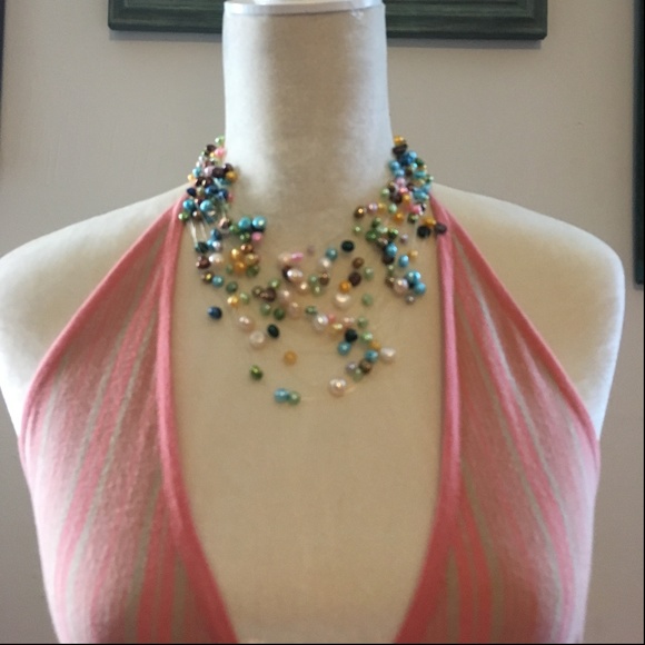 ❗️SOLD❗️AEVE Halter Dress, Cotton Silk, Cashmere - Picture 5 of 8